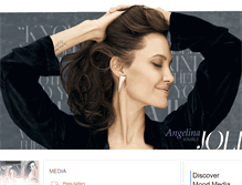 Tablet Screenshot of angelinajolie.net